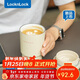樂(lè )扣樂(lè )扣（LOCK&LOCK）陶瓷覆層保溫保冷咖啡杯男女學(xué)生高顏值隨行便攜水杯子400ML米色