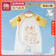 愛(ài)貝迪拉嬰兒衣服連體短袖半袖春夏薄款幼兒小孩開(kāi)空調男寶寶女外出短褲 【春夏連體衣】幸運小鹿 73cm （建議16-20斤）