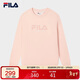 FILA 斐樂(lè )官方圓領(lǐng)加絨衛衣情侶2025冬季男女寬松休閑套頭衫運動(dòng)上衣