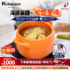 凱得寶（K+dep） 日本日式砂鍋家用燉鍋陶瓷煲湯鍋煲仔飯大小沙鍋明火耐高溫湯煲 百潔布+深鍋橘色 5L