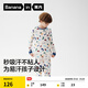 蕉內301H兒童睡衣男女童純棉家居服套裝透氣大童寶寶長(cháng)袖不悶汗春秋季 七彩積木塊 140