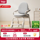 愛(ài)果樂(lè )兒童學(xué)習椅子帶靠背書(shū)桌椅電腦椅兒童座椅學(xué)生寫(xiě)字椅兒童專(zhuān)用 【PU皮】萌象椅3.0Pro 灰 免安裝 一鍵卡位調節