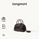 Songmont山下有松循跡mini保齡球包斜挎波士頓小包【新年禮物】 黑檀色 預售25天