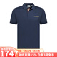 博柏利（BURBERRY）博柏利 SS24 Logo字母刺繡短袖Polo衫 男士T恤短袖 男款 送男友 海軍藍80844371 L