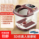 全自動(dòng)加熱按摩足浴盆泡腳桶恒溫桶家用電動(dòng)智能洗腳盆按摩器非木桶送爸媽禮物足療神器 【禮品款】旋鈕+紅光理療