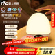 雷士（NVC）喂奶燈節日生日禮物夜燈多功能充電小夜燈嬰兒床頭燈時(shí)鐘顯示