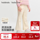 巴拉巴拉balaOne寶寶打底褲加絨微喇褲女童裝2025冬兒童褲子208425123003