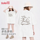 班尼路（Baleno）潮流短袖t恤女2026年夏季新款寬松貓咪印花半袖衫女裝純棉上衣服
