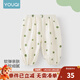 優(yōu)奇嬰兒褲子2026新款女寶寶防蚊褲夏季薄款兒童休閑燈籠褲夏裝空調服 波點(diǎn) 90