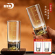 青蘋(píng)果新年手握金山白酒杯精致二兩杯6只裝 加厚水晶玻璃帶刻度觀(guān)山杯
