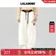 LALABOBO【玩偶熊系列】衛褲25年冬新原創(chuàng  )高級抽繩百搭保暖褲RBED-WXZC17 本白色 M