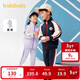 巴拉巴拉童裝兒童套裝男童女童長(cháng)袖春秋季2025寶寶撞色針織潮208125104203