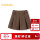 巴拉巴拉童裝兒童半身裙秋冬裝女童短裙中大童百搭洋氣時(shí)尚百褶裙