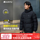 君羽25年新款戶(hù)外羽絨服男800高蓬白鵝絨抗寒防風(fēng)保暖鵝絨服983 黑色 XL 推薦156-170斤