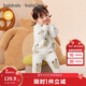 巴拉巴拉balaOne嬰兒內衣套裝男女童冬家居秋衣褲2025半邊絨209425134201
