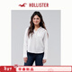 HOLLISTER小海鷗圖案美式經(jīng)典款三?？酆?jiǎn)約百搭襯衫女裝340-6043 白色 M (165/88A)