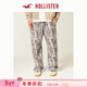 HOLLISTER美式baggy風(fēng)保暖抓絨迷彩舒適衛褲25秋冬男裝334-5085 淺棕色迷彩 M (180/80A)