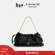 蔻馳（COACH）【禮物】奧萊女士女包絎縫細節FAYE 38號單肩包拉繩手袋鏈條包 IM/黑色