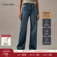 Calvin KleinJeans四季款女士潮流美式復古ck藍色洗水高腰寬松闊腿牛仔褲 1A4-高腰闊腿版-牛仔藍 26 160/66A（1.86尺）62CM