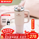STANLEY保溫杯水杯巨無(wú)霸吸管杯大容量杯子保溫保冷車(chē)載年會(huì )禮品男女禮物 【熱賣(mài)TOP1】晶粉- 887ml