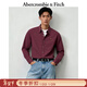 Abercrombie & Fitch【牛津襯衫】小麋鹿圖案修身長(cháng)袖襯衫25秋季男裝125-5225 紫紅色 M (180/100A)