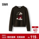 森馬（Semir）毛衣女冬季設計感萌寵提花軟糯上衣2025可愛(ài)小眾毛衫109725107006