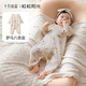 十月結晶嬰兒連體衣爬服春夏季新生兒寶寶衣服男女童四季長(cháng)袖純棉A類(lèi)