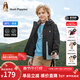 暇步士（Hush Puppies）童裝兒童風(fēng)衣外套男童女童春秋季新款簡(jiǎn)約拼色風(fēng)衣 鉆石黑 155 cm(偏大半碼)