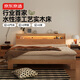 京東京造南曉實(shí)木床 FAS級橡木柔光夜燈 夜讀床主臥雙人床原木色1.8×2米