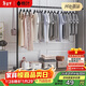 楠葉 晾衣架落地 陽(yáng)臺衣架  多功能衣架 簡(jiǎn)易衣架桿 臥室掛衣架DGZ-8