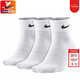 耐克（NIKE）男襪女襪 25新款訓練透氣短中長(cháng)襪快干休閑跑步健身運動(dòng)nike襪子 熱推/簡(jiǎn)約經(jīng)典白色/三雙裝/中襪 L/26-28厘米/42-46碼