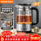 蘇泊爾（SUPOR）養生壺泡茶燒水壺煮茶器大容量微電腦智控保溫煮茶壺316L不銹鋼電熱水壺蒸茶器辦公家用SW-12C10