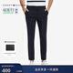 Tommy Hilfiger秋冬男裝都市經(jīng)典商務(wù)通勤彈力斜紋修身顯瘦西褲長(cháng)褲休閑褲 藏青色410 -修身版-拍大一碼 36 (2.9尺)