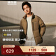波司登（BOSIDENG）25年新款羽絨服男款時(shí)尚休閑短款立領(lǐng)防風(fēng)百搭休閑加厚保暖外套 橄欖色7329 M 175/96A 體重約140-155斤