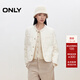 ONLY2025冬季新款90白鴨絨精致包邊輕薄短款羽絨服女|125423023 A06太古白色 XS