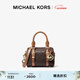 MICHAEL KORS邁克高仕 MK Bedford 超小號老花手提包 深棕色/橡果棕  252 迷你