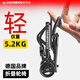 康倍星 輪椅輕便折疊老人出行專(zhuān)用便攜式小型手動(dòng)輪椅車(chē)鋁合金超輕 【超輕5.2kg】防褥瘡透氣墊+6英寸防爆輪+折疊