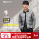 君羽戶(hù)外羽絨服800蓬白鵝絨情侶超輕內外穿鵝絨夾克可收納105 霧灰-男款 L 推薦女101-110斤/男136-150斤