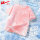 回力童裝兒童短袖t恤2045新款女童洋氣上衣中大童純棉半袖打底衫