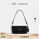蔻馳（COACH）【禮物】【專(zhuān)享直降】女士BROOK翻蓋鏈帶包真皮斜挎包百搭女包 B4/黑色