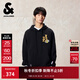 杰克·瓊斯（JACK&JONES）男裝秋季衛衣NBA聯(lián)名款抽繩連帽刺繡膠印口袋長(cháng)袖上衣225433016 E40黑色 常規 L （180）