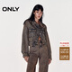ONLY ONLY2024春季新款復古百搭直筒短款翻領(lǐng)牛仔短外套女|124154006