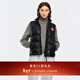 加拿大鵝（Canada Goose）Cypress 女士羽絨馬甲戶(hù)外休閑外套大鵝羽絨服 2237L 61 黑色 L