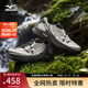 美津濃（MIZUNO）山系戶(hù)外登山鞋輕便防滑透氣跑步鞋輕野鞋RACER ADV 07/暗銀/黑【春夏版】 40.5 (260mm)