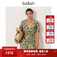 ba&sh bash法式氣質(zhì)v領(lǐng)短袖碎花茶歇連衣裙多色女1E22TAIS VERT S (0)