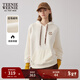 Teenie Weenie小熊女裝連帽衛衣冬季時(shí)尚美式帽衫簡(jiǎn)約休閑上衣外套 乳白色 M (165)