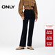ONLY2025秋季新款修身顯瘦高腰喇叭褲九分褲牛仔褲女|125449004 H11 黑色水洗 L L標準褲長(cháng)