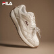 斐樂(lè )（FILA）楊冪同款官方藤蘿鞋VITE女鞋休閑鞋2026新款運動(dòng)鞋薄底鞋阿甘鞋 雪白/樺樹(shù)棕-SB【雙鞋帶設計】 37.5