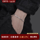 奧斯坦汀S925銀蛇骨手鏈男士高級感時(shí)尚簡(jiǎn)約潮流情人節生日禮物送男女朋友 單條-長(cháng)約19cm粗約2mm