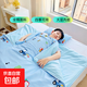 兒童睡袋春秋冬季加厚純棉面料四季通用防踢被寶寶中大童防蹬被 萌朵-工程車(chē)【柔軟透氣】 120*150cm大豆全棉1薄1厚